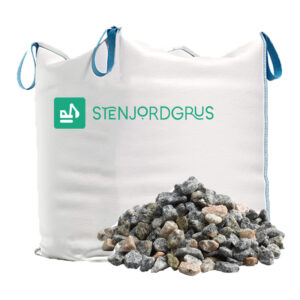 Gråmix Granitskærver 8-11 mm Bigbag (1000 kg)