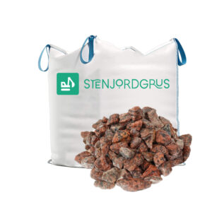 Rødmix Granitskærver 16-25mm Bigbag (1000 kg)