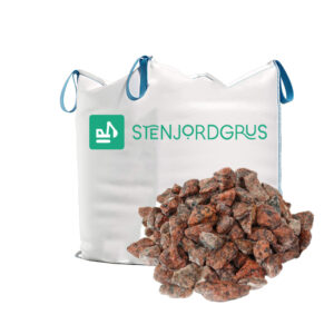Rødmix Granitskærver 8-11mm Bigbag (1000kg)