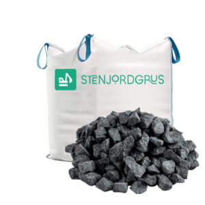 Sorte Granitskærver 16-25mm Bigbag (500 kg)