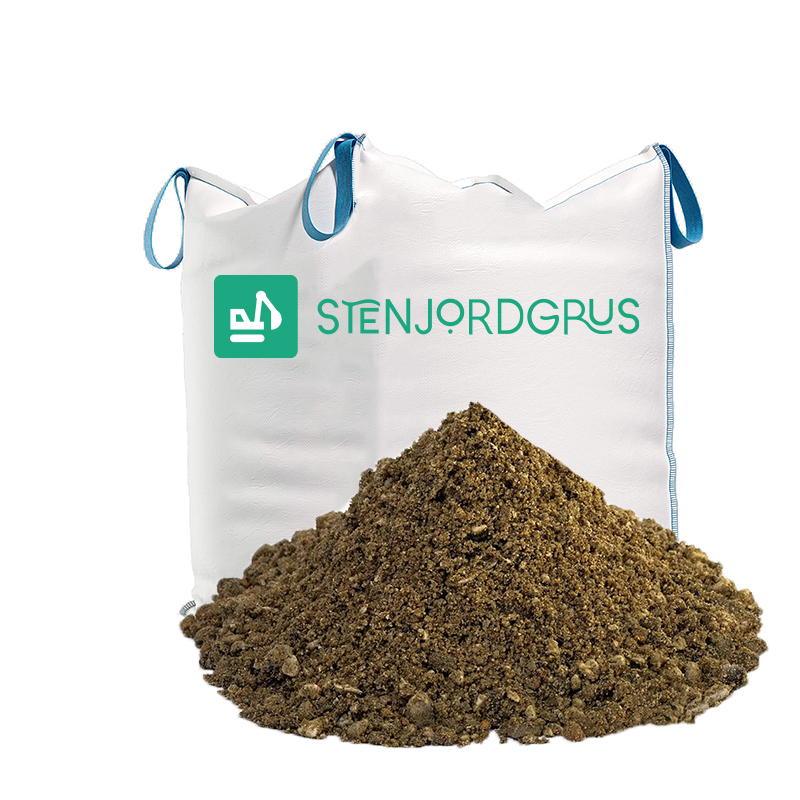 Støbemix / Ærtegrus 0-16mm Bigbag (1000kg)